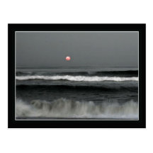Mond-Aufstieg Postkarte