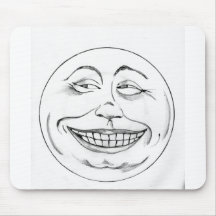 Mond-Gesicht Mousepads