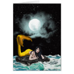 Mond-Gezeiten-Meerjungfrau-Karten