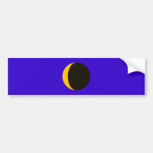 Mond moon autoaufkleber