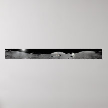 Mond-Panorama Apollo 17 Plakate
