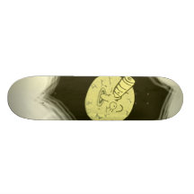 Mond-Skateboard Individuelles Deck