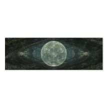 "Mond-Stations-" Fraktal-Kunst Visitenkarten Vorlagen