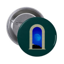 Mond Tor moon gate Anstecknadelbutton
