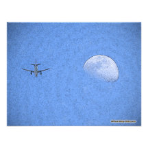 "Mond-u. Flugzeug-" Einladungen