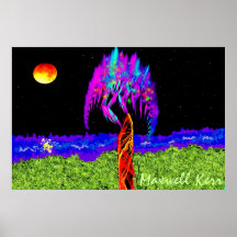 Mond über Paaren O'Dice durch Maxwell Kerr Posterdrucke