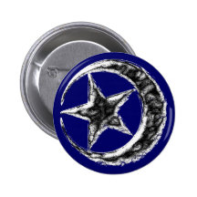 Mond und Stern Button
