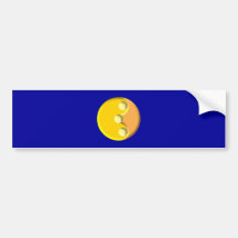 Monde moons auto aufkleber