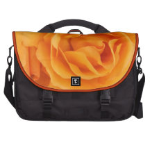 Monogram Beautiful Yellow Orange Hybrid Tea Roses Commuter Bags