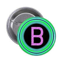 Monogramm "B " Buttons