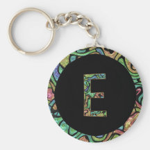 Monogramm E Schlüsselanhänger