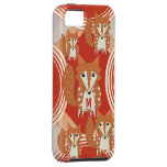 MonogrammVintage Fox-Kunst rotes Retro iphone 5 iPhone 5 Case