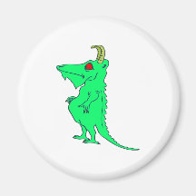Monster grün green magnete