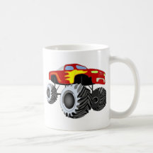 Monster-LKW Kaffee Haferl