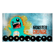 Monster-Schmutz-Visitenkarten