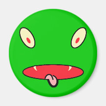 Monstergesicht Magnets