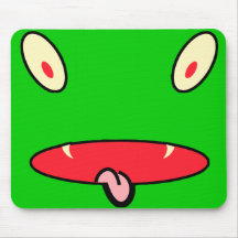 Monstergesicht Mauspads