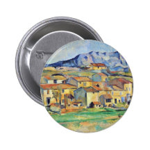 Montaigne Sainte-Victoire von der Umwelt Anstecknadel
