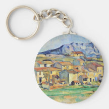 Montaigne Sainte-Victoire von der Umwelt Schlüsselanhänger