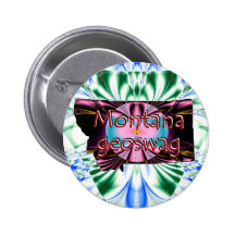 Montana Geoswag Swags Geocaching Geschenk-Schatz Anstecknadel