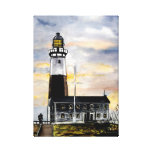 Montauk Punktleuchtturm, der Long Island NY malt Leinwand Drucke