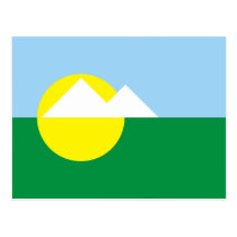 Montesclaros Minasgerais Flagge Brasiliens, Brasil Postkarten