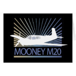 Mooney M20 Luftfahrt Grußkarte