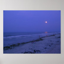 moonlit Strand Plakate