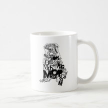 Mops der Arten Kaffeetasse