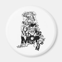 Mops der Arten Magnets
