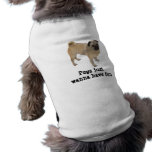 Mops-Haustier-Kleidung Hund Tshirt