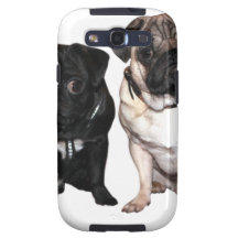Mops Jack und Richi Samsung Galaxy S3 Etuis