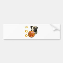 Mops(Kitz) Boo Autosticker