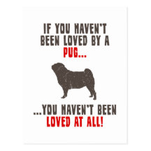 Mops Postkarten