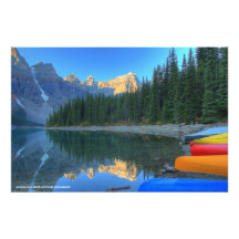 Moraine See, Banff, Alberta Fotos