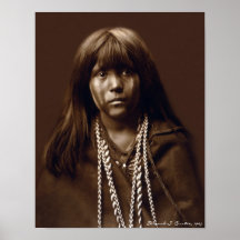 Mosa - eine Mojave-Frau - Ureinwohner-Archive Posterdrucke