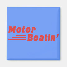 Motor Boatin Kühlschrankmagnet