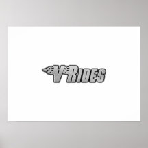 Motorrad-Flammen - VRides Plakatdrucke