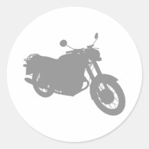 Motorrad: Kontur-Profil: Runde Aufkleber