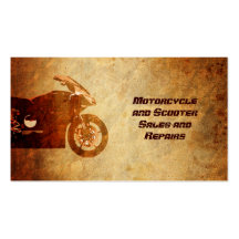 Motorrad-Reparatur-und Verkaufs-Visitenkarten