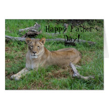 Mountain Lion Father's Day Card