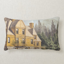 Mountain Mansion Pillow