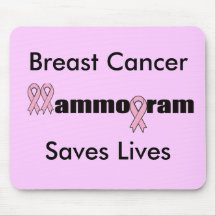 Mousepad - Brustkrebs-Mammogramm