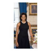 MrsObamaPortrait Bilderkarte