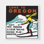 Mt. HAUBE OREGON - Vintage Reise Kühlschrankmagnete