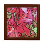 Mucha Weihnachtspoinsettia-Kunst Nouveau Geschenkb