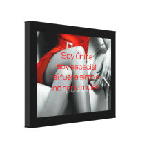 Mujeres unicas gespannter galeriedruck