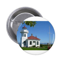 Mukilteo Leuchtturm Button