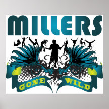 Müller wild gegangen plakatdruck