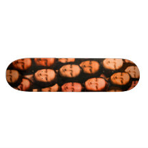 Multi-Mona in der Orange - 70er Art Skateboarddeck
